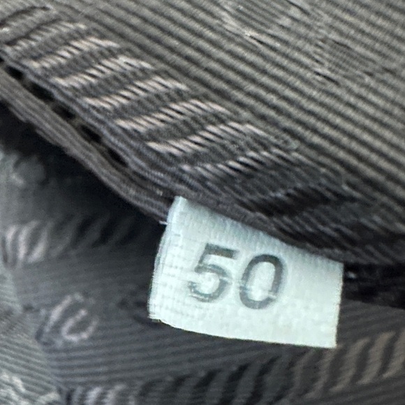 Prada Green Nylon Brown Leather Shoulder Bag - Picture 14 of 16